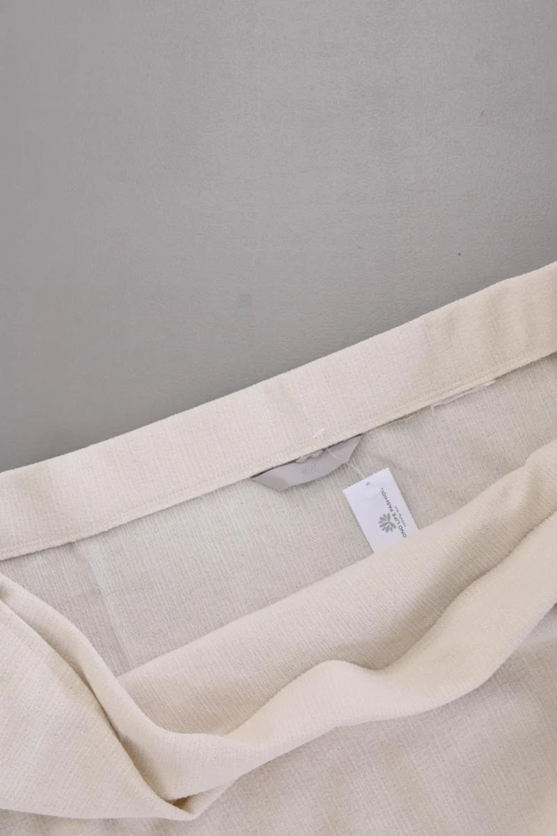 H&M Midirock Gr. 48 neuwertig creme