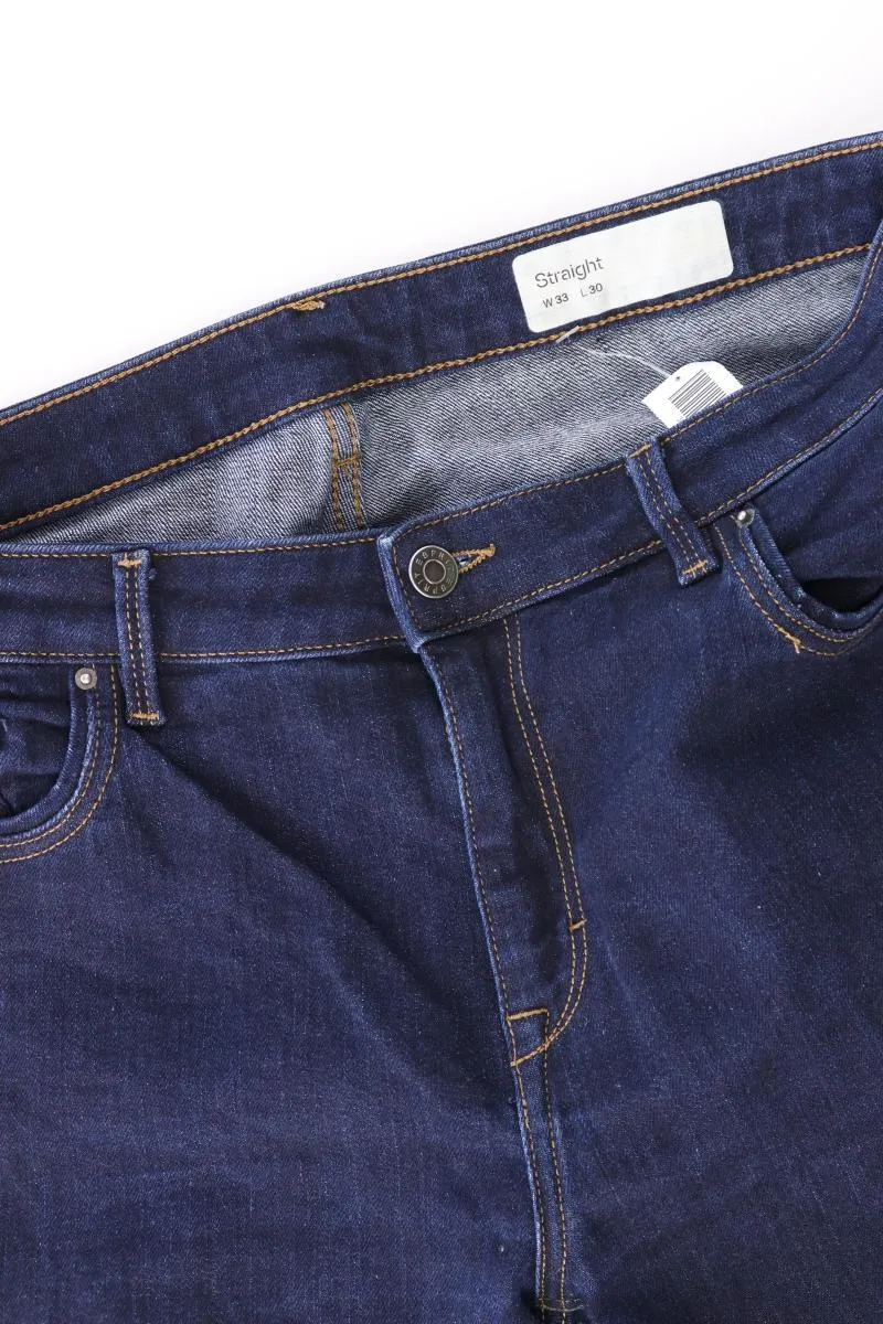 Esprit Straight Jeans für Herren Gr. W33/L30 blau aus Baumwolle