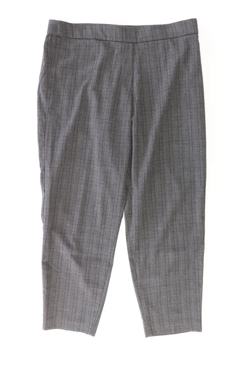 Esprit Stoffhose Gr. 42 kariert grau aus Viskose