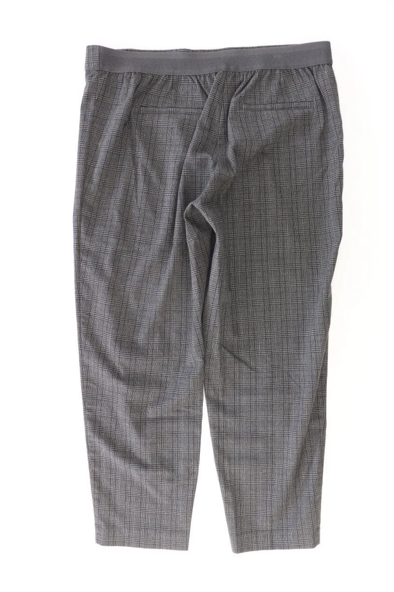 Esprit Stoffhose Gr. 42 kariert grau aus Viskose