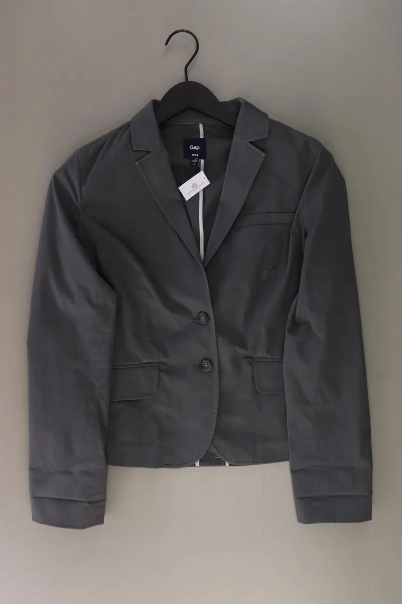 GAP Regular Blazer Gr. US 10 (M) grau aus Baumwolle
