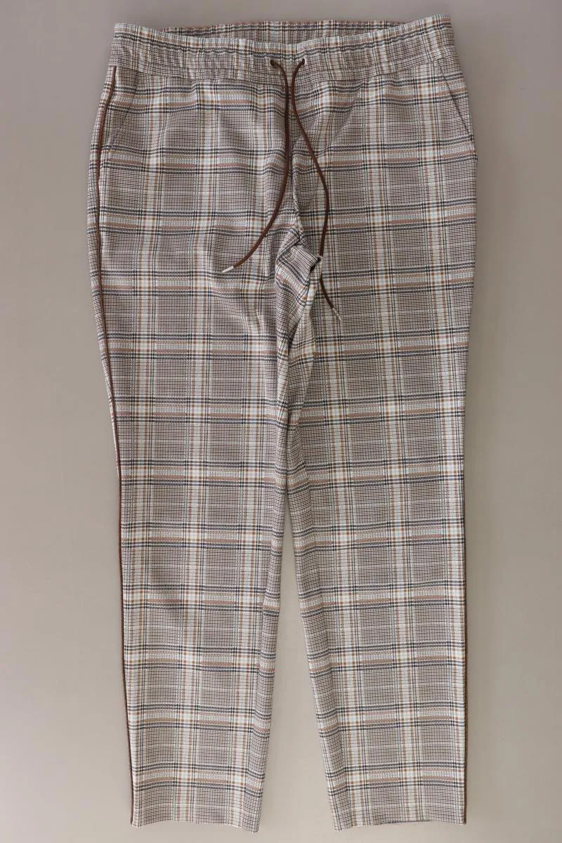 Le Comte Stoffhose Gr. 42 kariert braun aus Polyester
