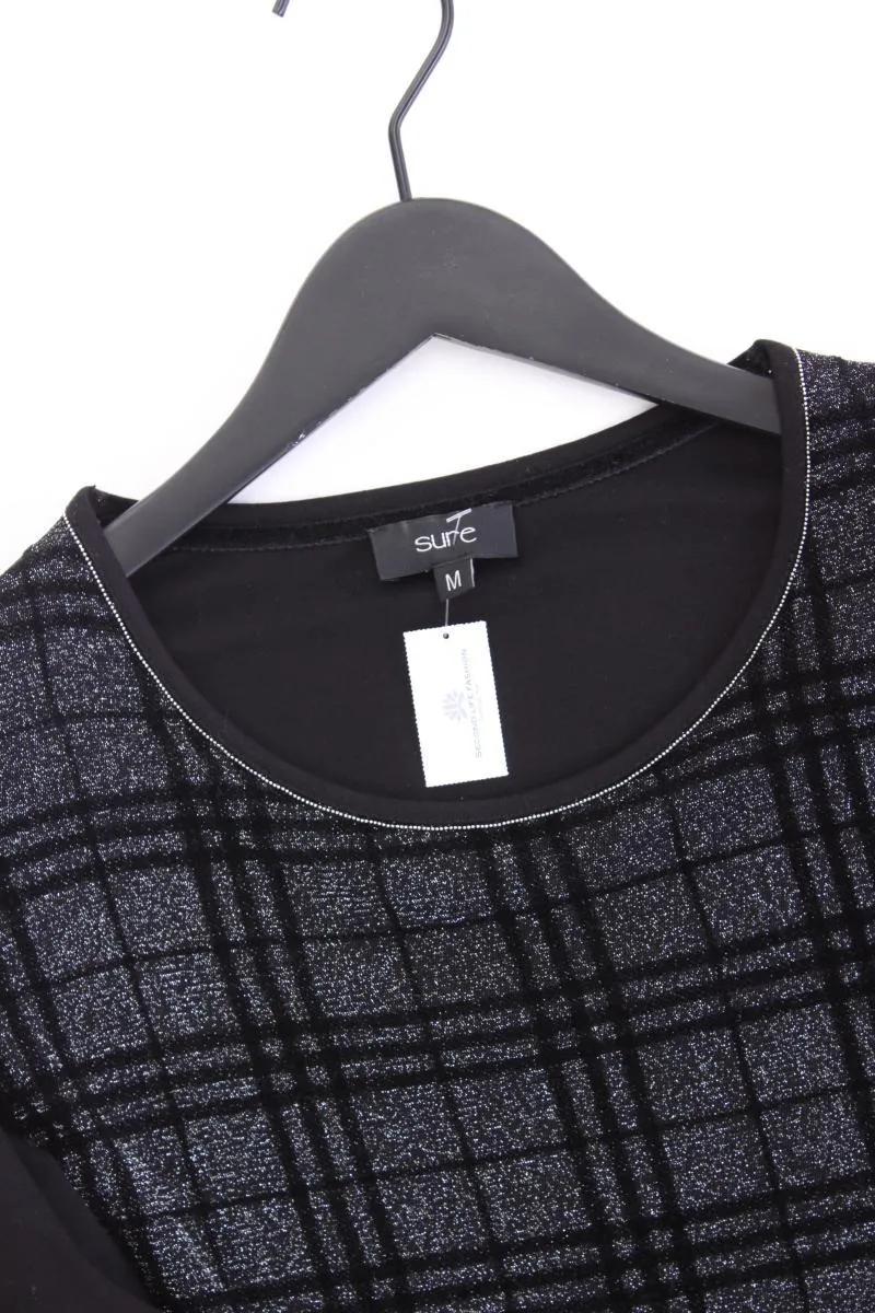 Sure Longsleeve-Shirt Gr. M Langarm mit Glitzer schwarz