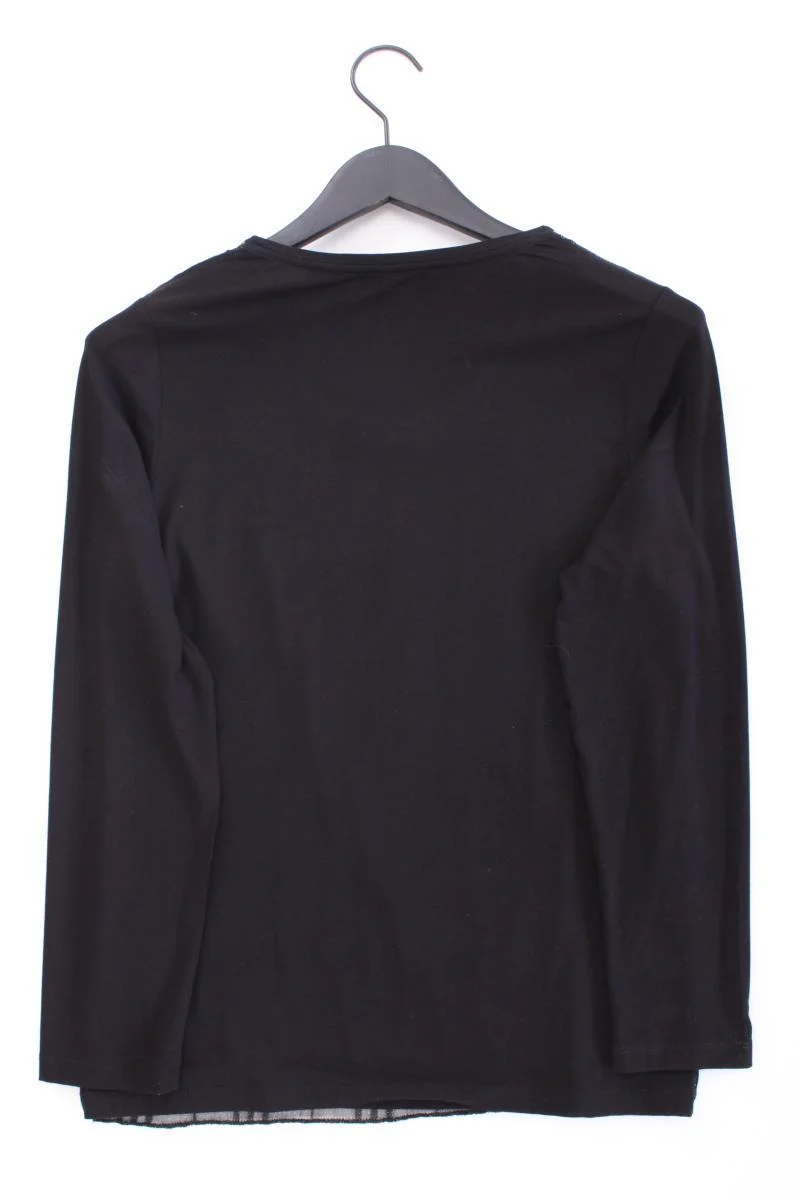 Sure Longsleeve-Shirt Gr. M Langarm mit Glitzer schwarz