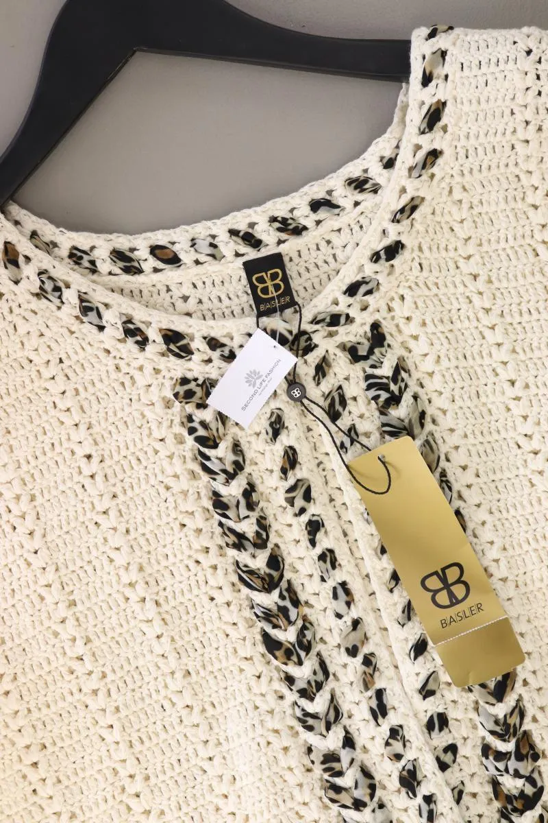 Basler Kurzarm Strickjäckchen Gr. 46 neu mit Etikett Neupreis: 249,0€! creme