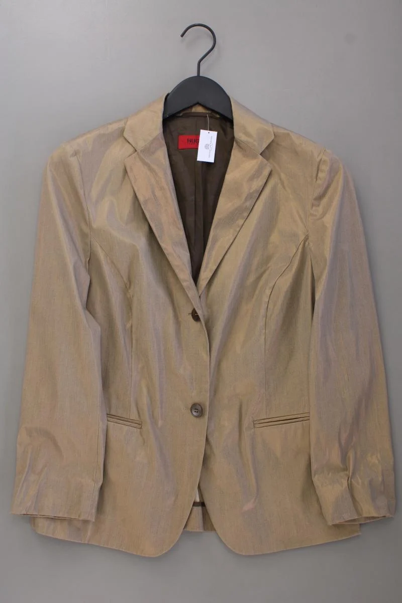 Hugo Boss Regular Blazer Gr. 40 Vintage gold aus Baumwolle