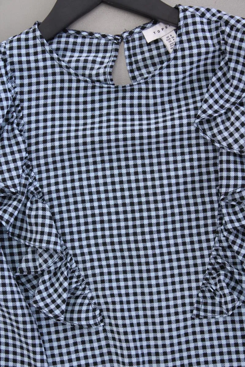 Topshop Langarmkleid Gr. 36 blau aus Polyester