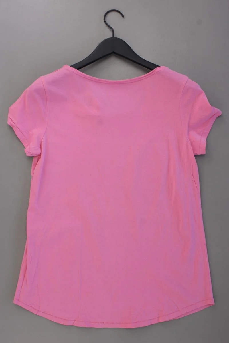 Esprit T-Shirt mit Sternendruck Gr. L Kurzarm rosa aus Baumwolle