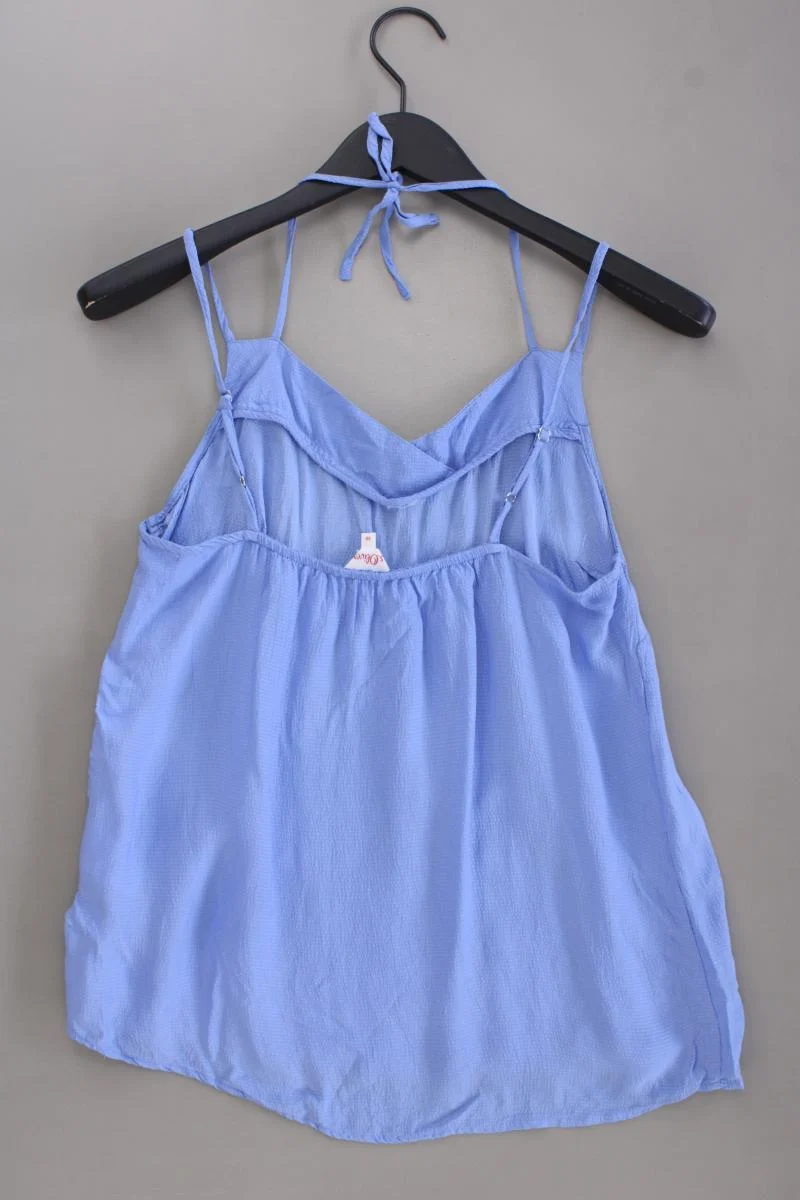 s.Oliver Spaghetti-Top Gr. 38 blau aus Viskose