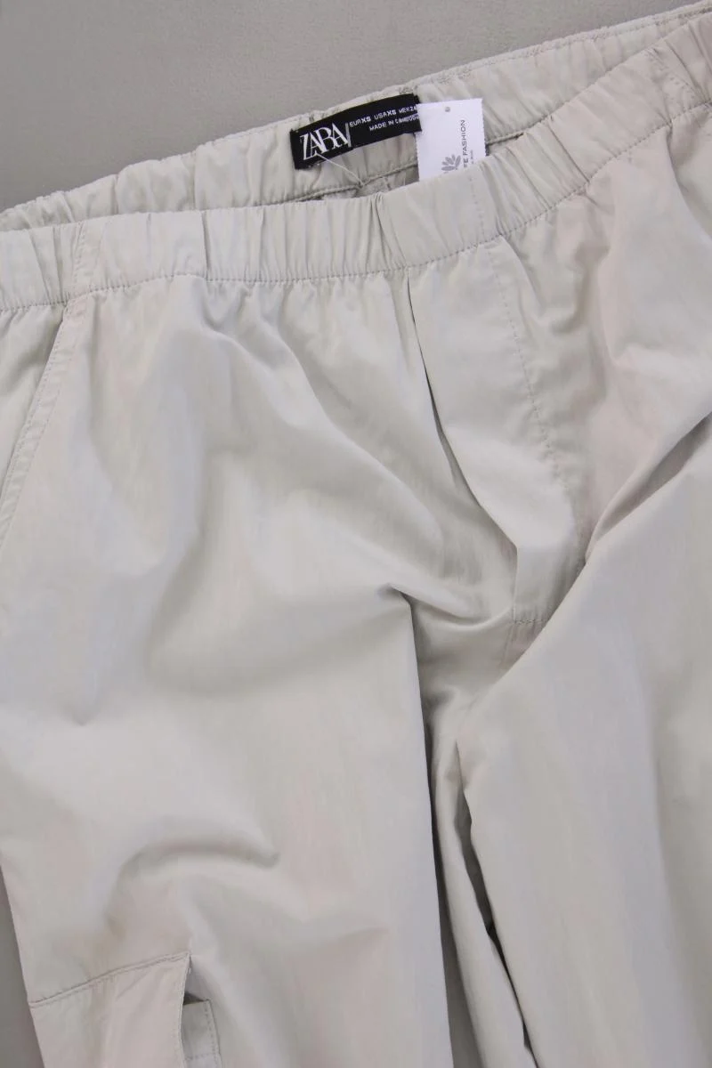 Zara Cargohose Gr. XS neuwertig grau aus Polyester