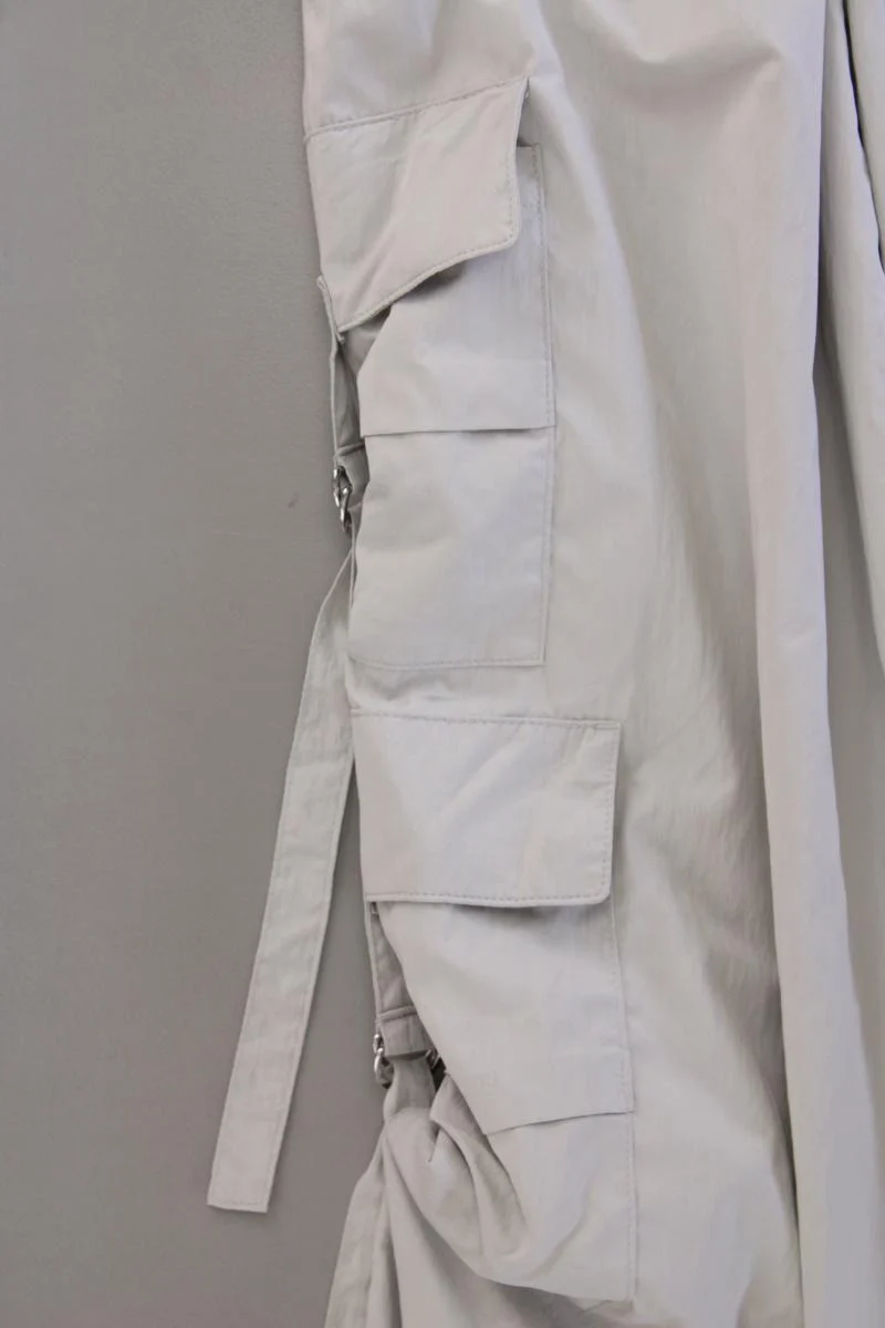 Zara Cargohose Gr. XS neuwertig grau aus Polyester