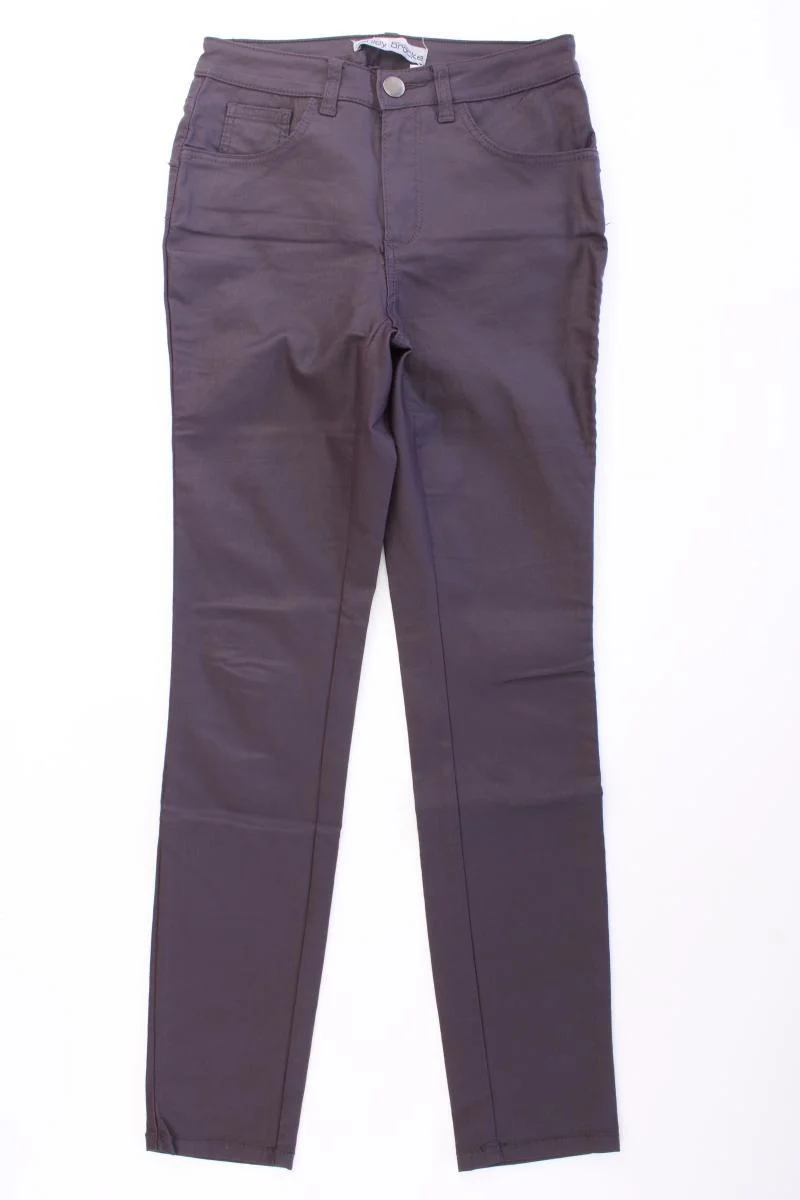 Ashley Brooke Kunstlederhose Gr. 38 lila aus Baumwolle