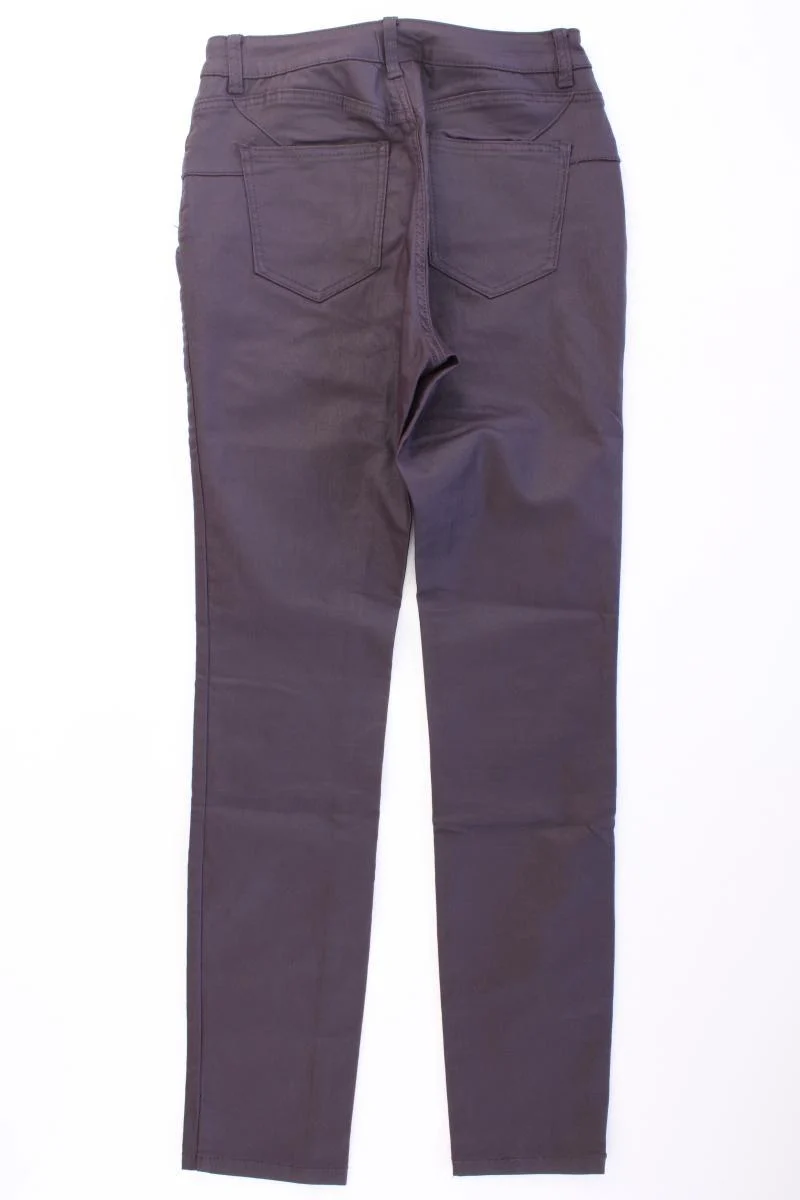 Ashley Brooke Kunstlederhose Gr. 38 lila aus Baumwolle