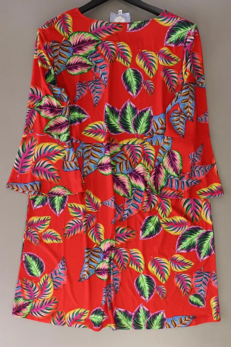 Anni For Friends Jerseykleid Gr. 44 3/4 Ärmel rot aus Polyester