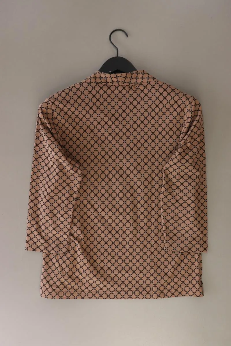Adagio Printshirt Gr. S 3/4 Ärmel braun aus Baumwolle
