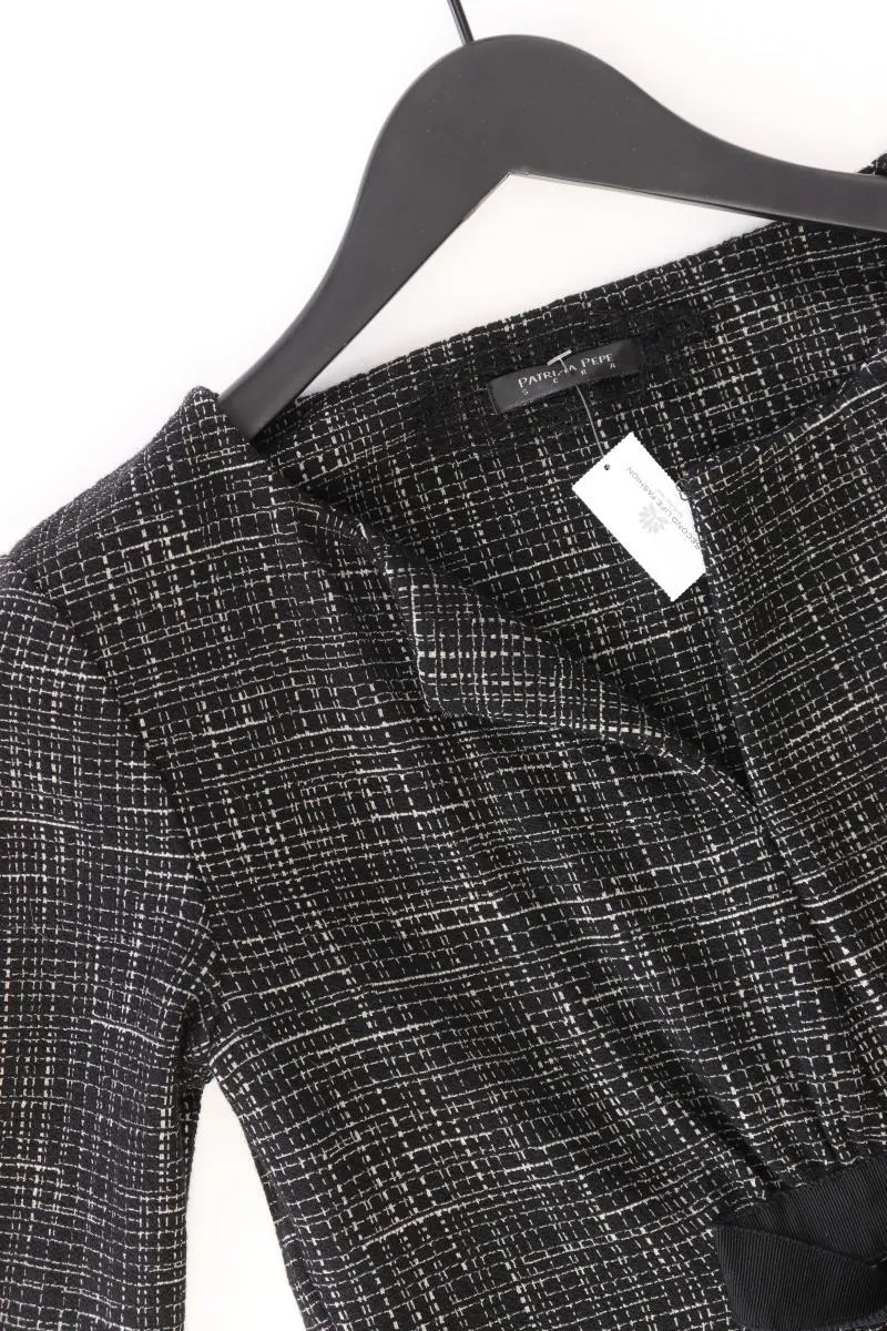 Patrizia Pepe Midikleid Gr. IT 44 (M) 3/4 Ärmel schwarz aus Polyacryl