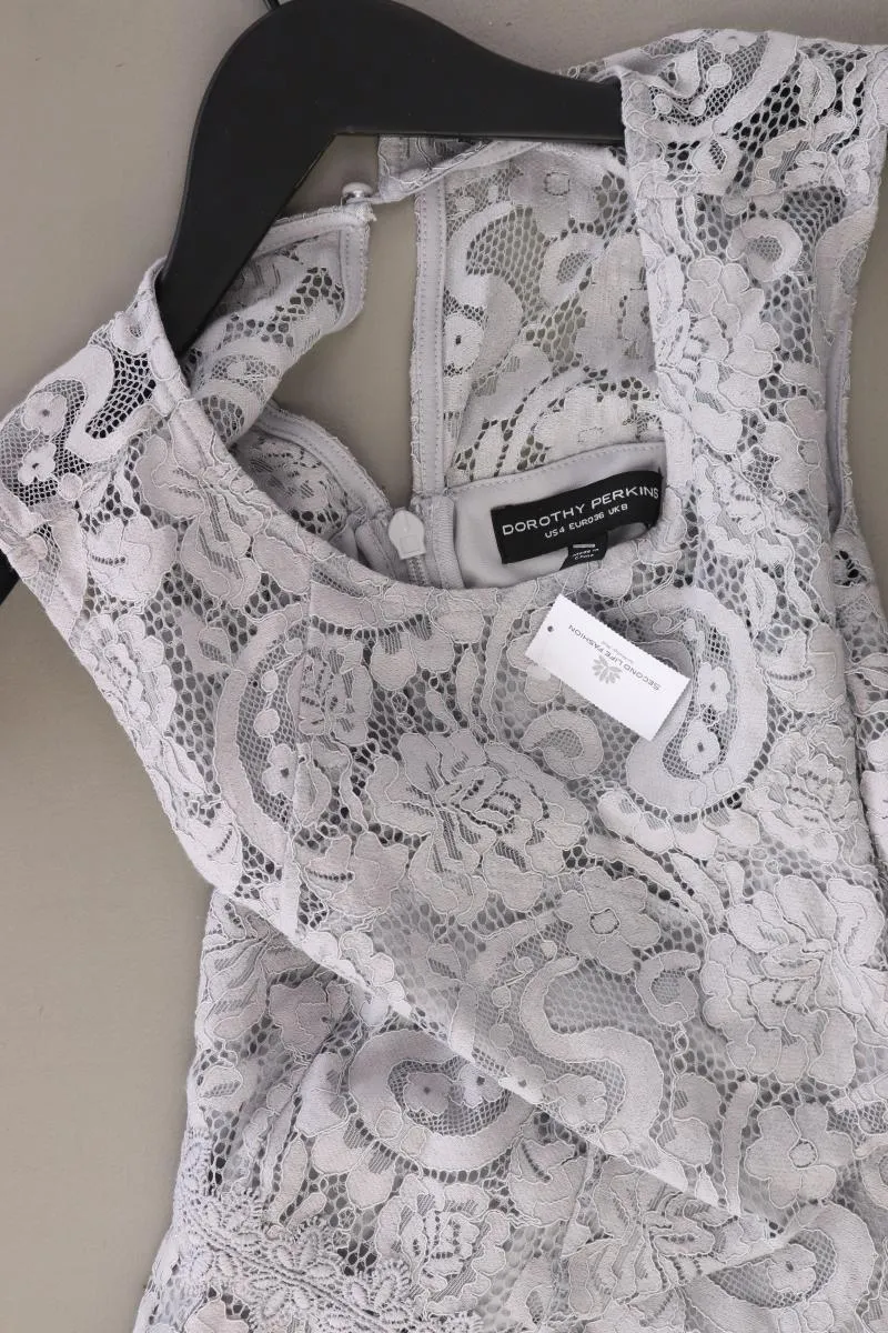 Dorothy Perkins Spitzenkleid Gr. 36 Ärmellos grau aus Polyester