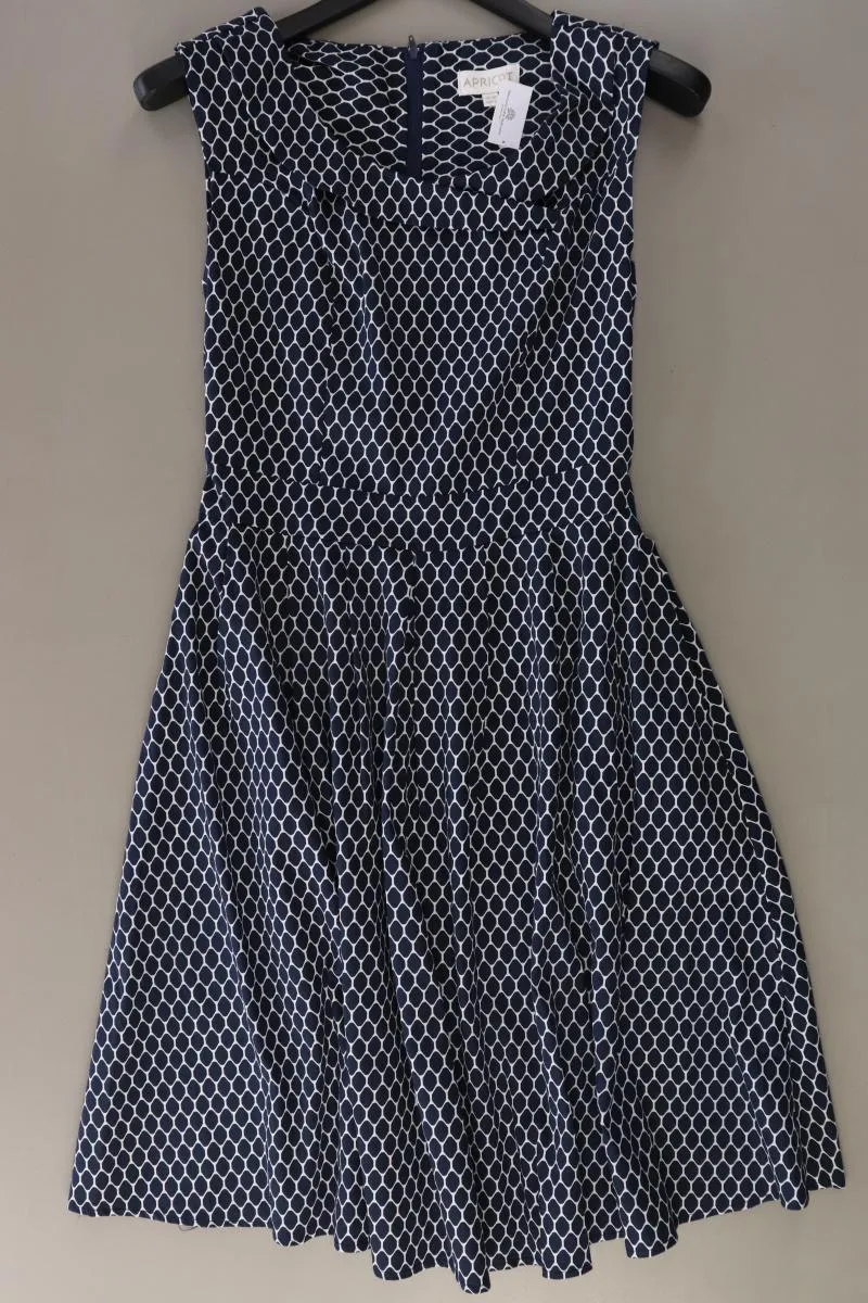 Apricot Midikleid Gr. S Ärmellos blau aus Baumwolle