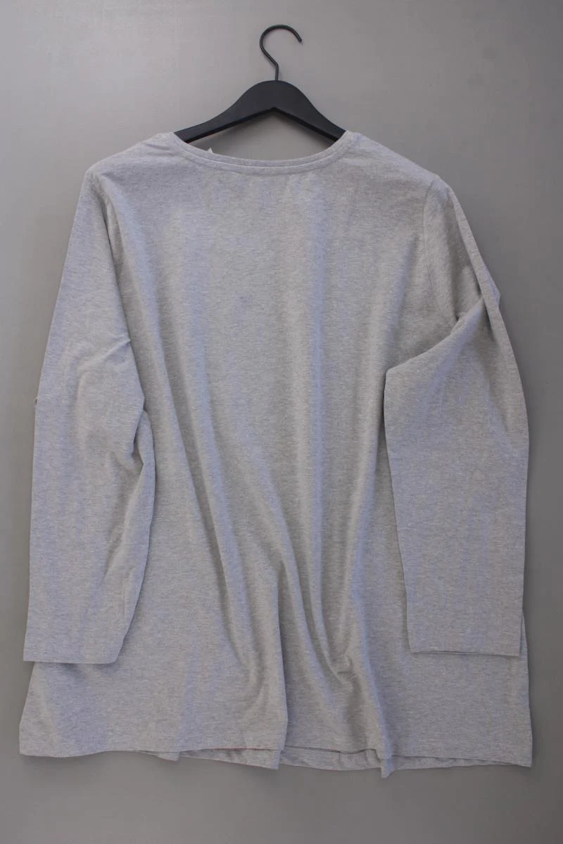 Janet & Joyce Longsleeve-Shirt Gr. 56 Langarm grau aus Baumwolle