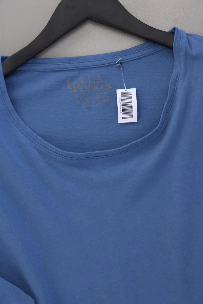 Ulla Popken Longsleeve-Shirt Gr. 54/56 neuwertig Langarm blau aus Baumwolle