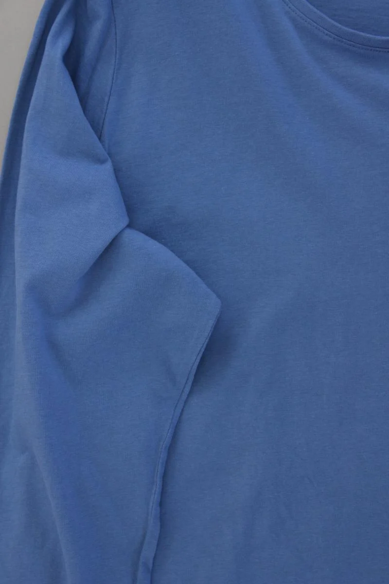 Ulla Popken Longsleeve-Shirt Gr. 54/56 neuwertig Langarm blau aus Baumwolle