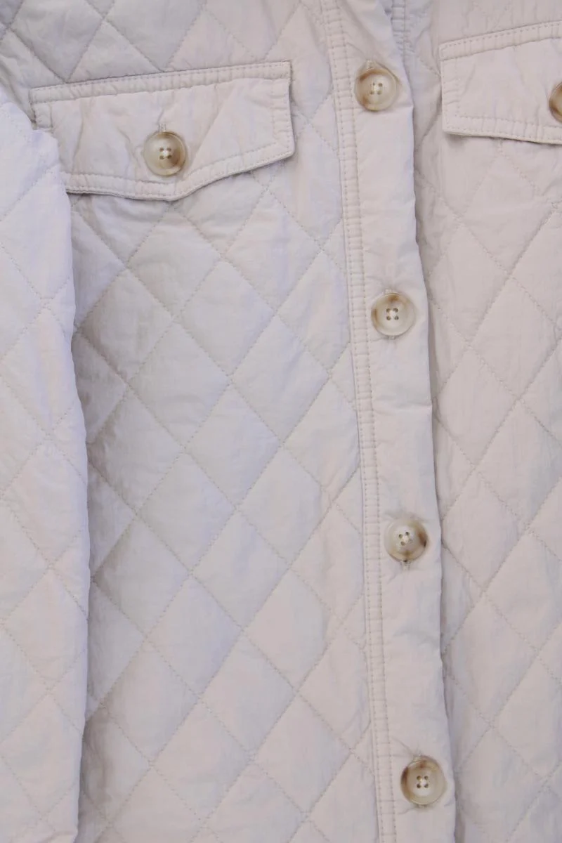 Object Steppjacke Gr. 38 creme aus Polyester