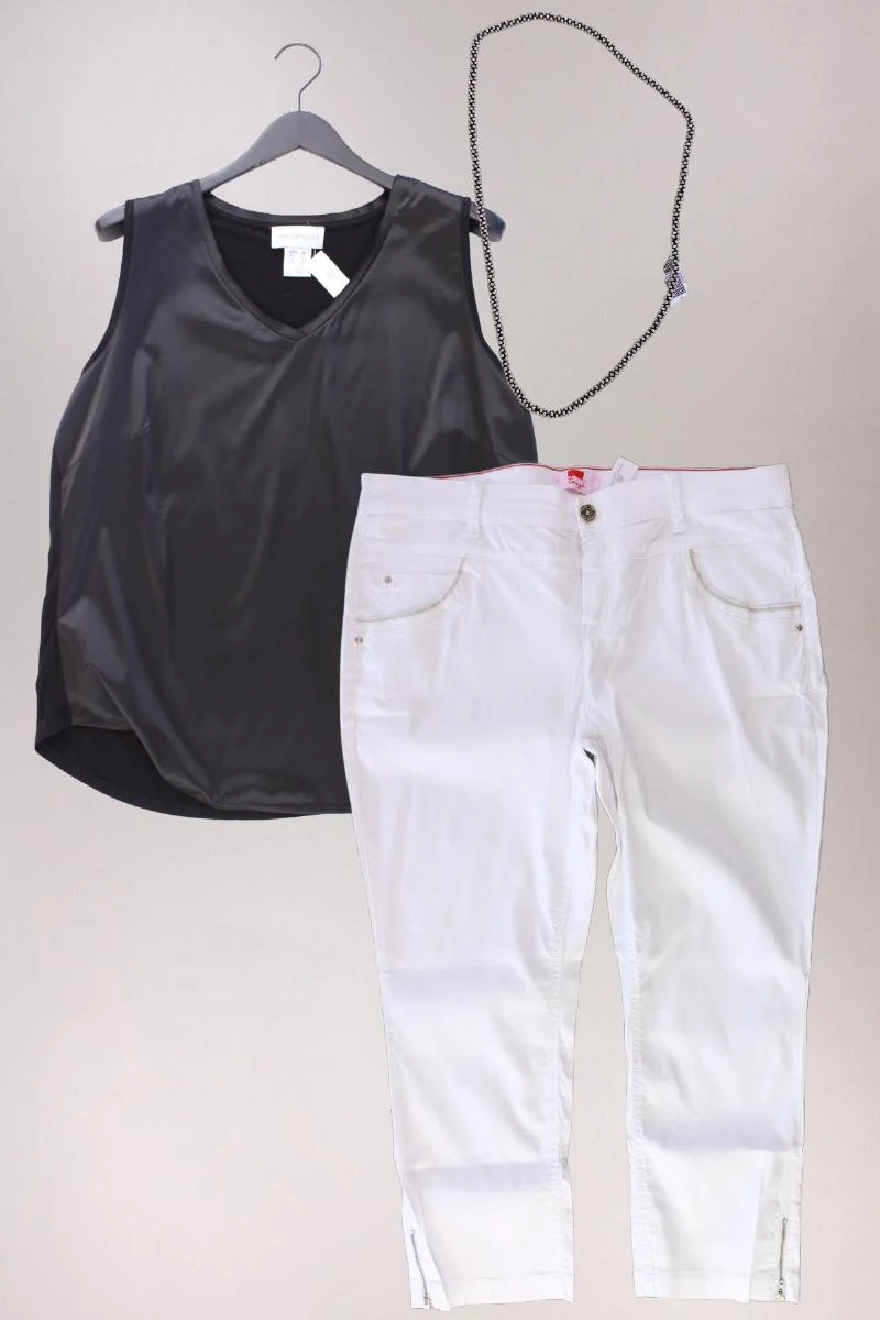 Second Hand Outfit Größe XXL mit Amy Vermont Ärmellose Bluse in Gr. 48