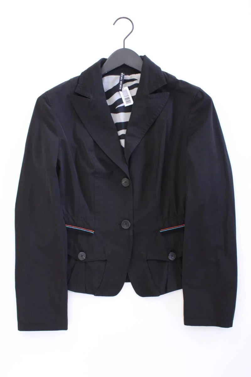 Marc Cain Sports Classic Blazer Gr. 40 schwarz aus Baumwolle