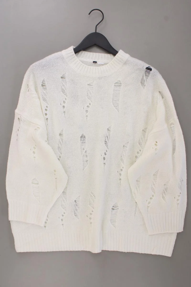 Langarmpullover Gr. 48 creme
