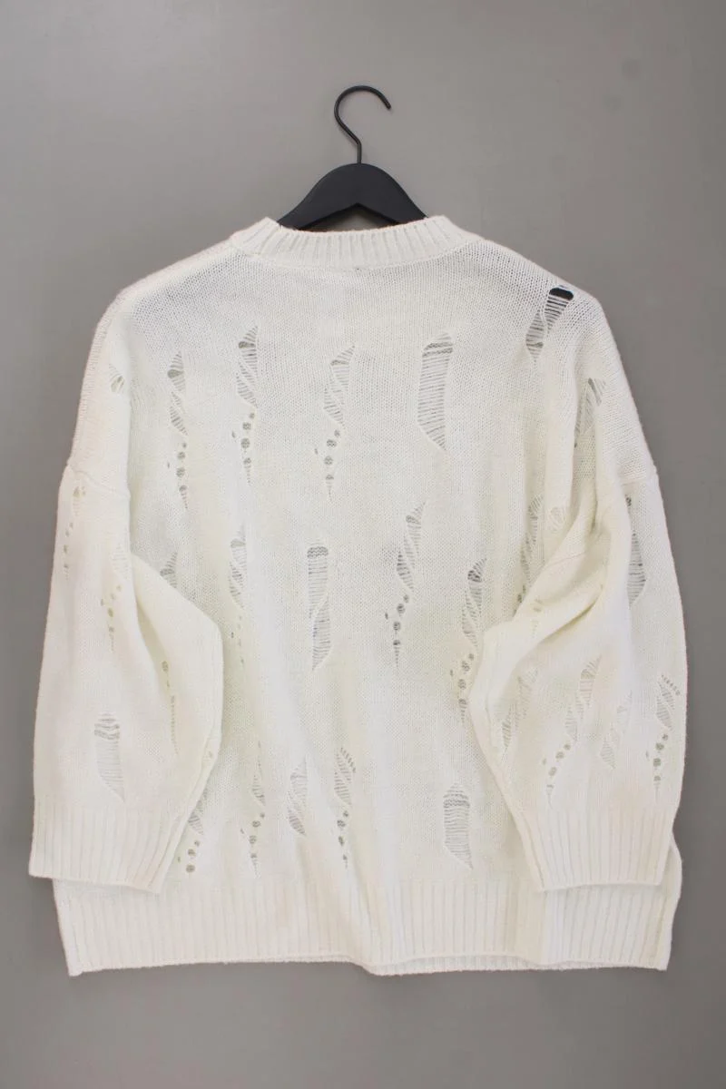 Langarmpullover Gr. 48 creme