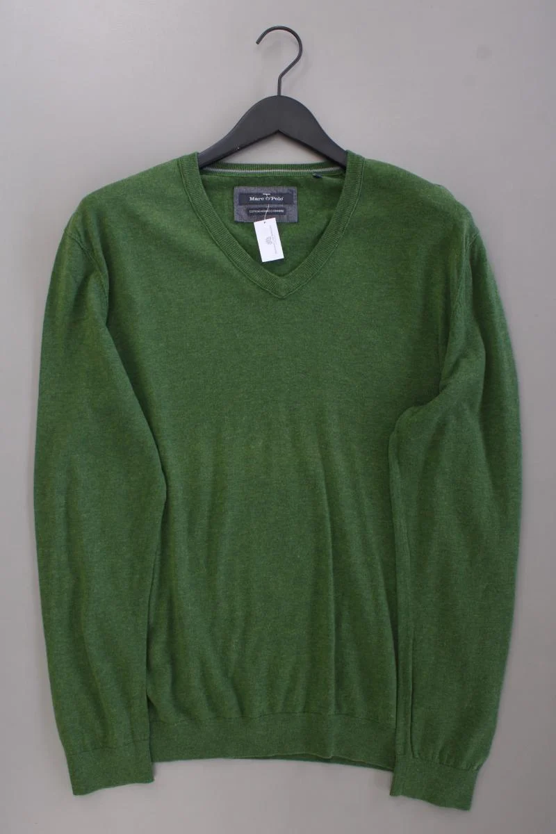 Marc O'Polo Langarmpullover für Herren Gr. XL grün aus Baumwolle