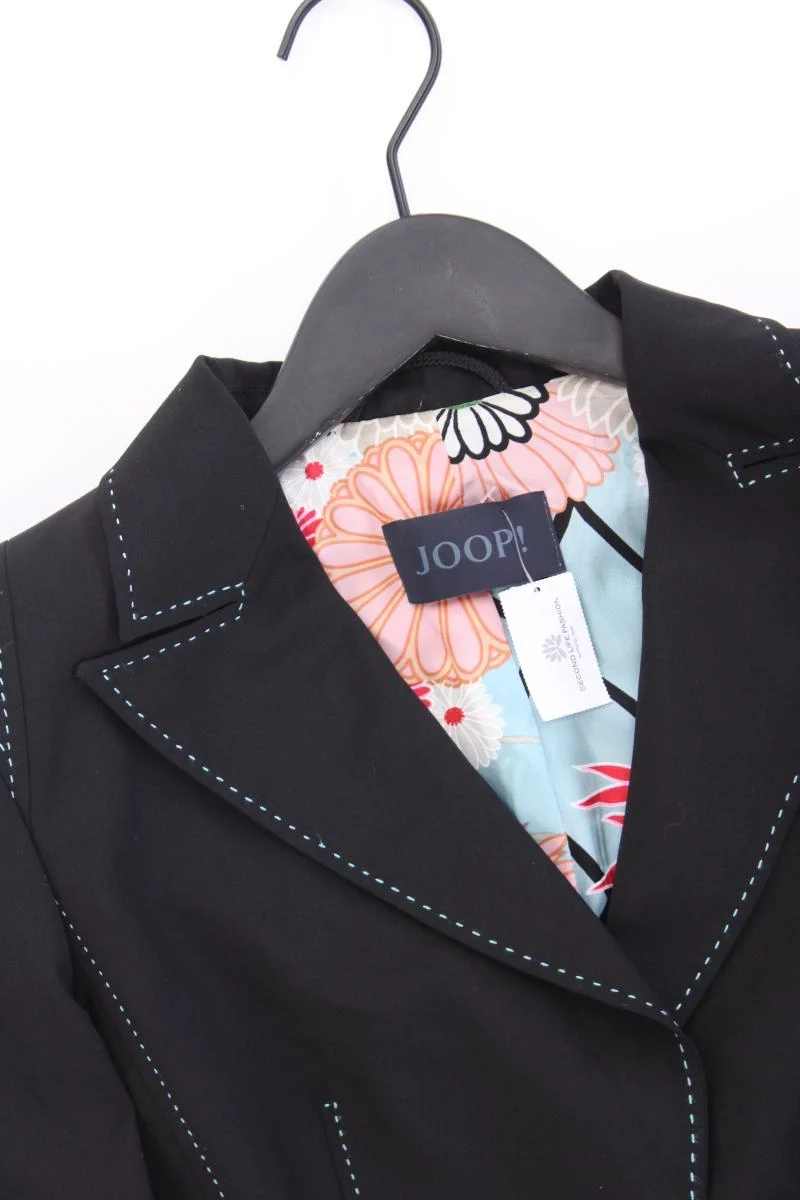 Joop! Regular Blazer Gr. 36 schwarz aus Baumwolle