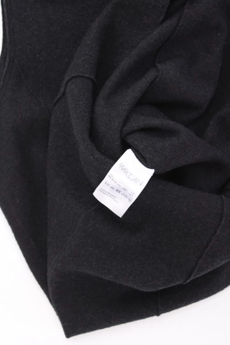 Marc Cain Wollkleid Gr. 36 Ärmellos grau