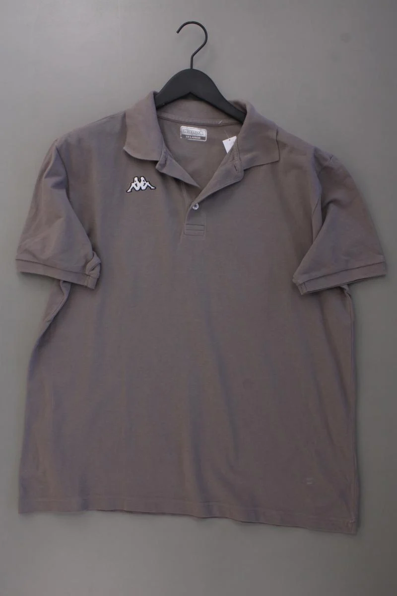 Kappa Poloshirt für Herren Gr. XXL neuwertig Kurzarm grau