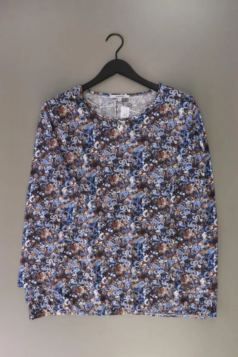 Steilmann Printshirt Gr. XL neuwertig Langarm blau aus Modal