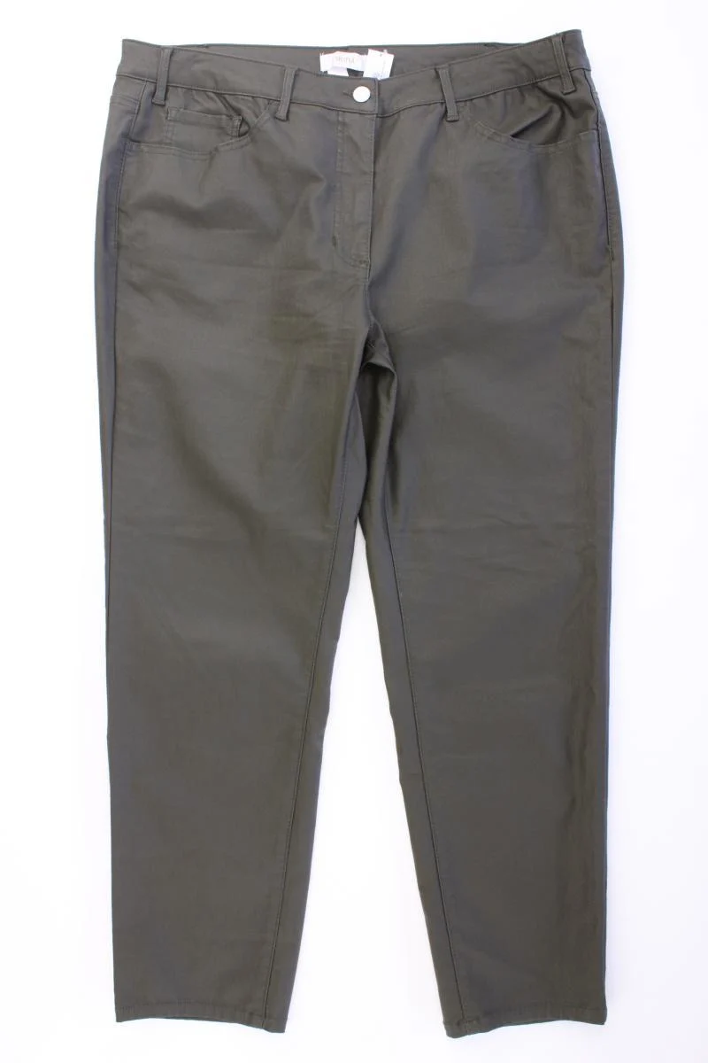 Mona Five-Pocket-Hose Gr. Kurzgröße 23 neuwertig olivgrün aus Viskose