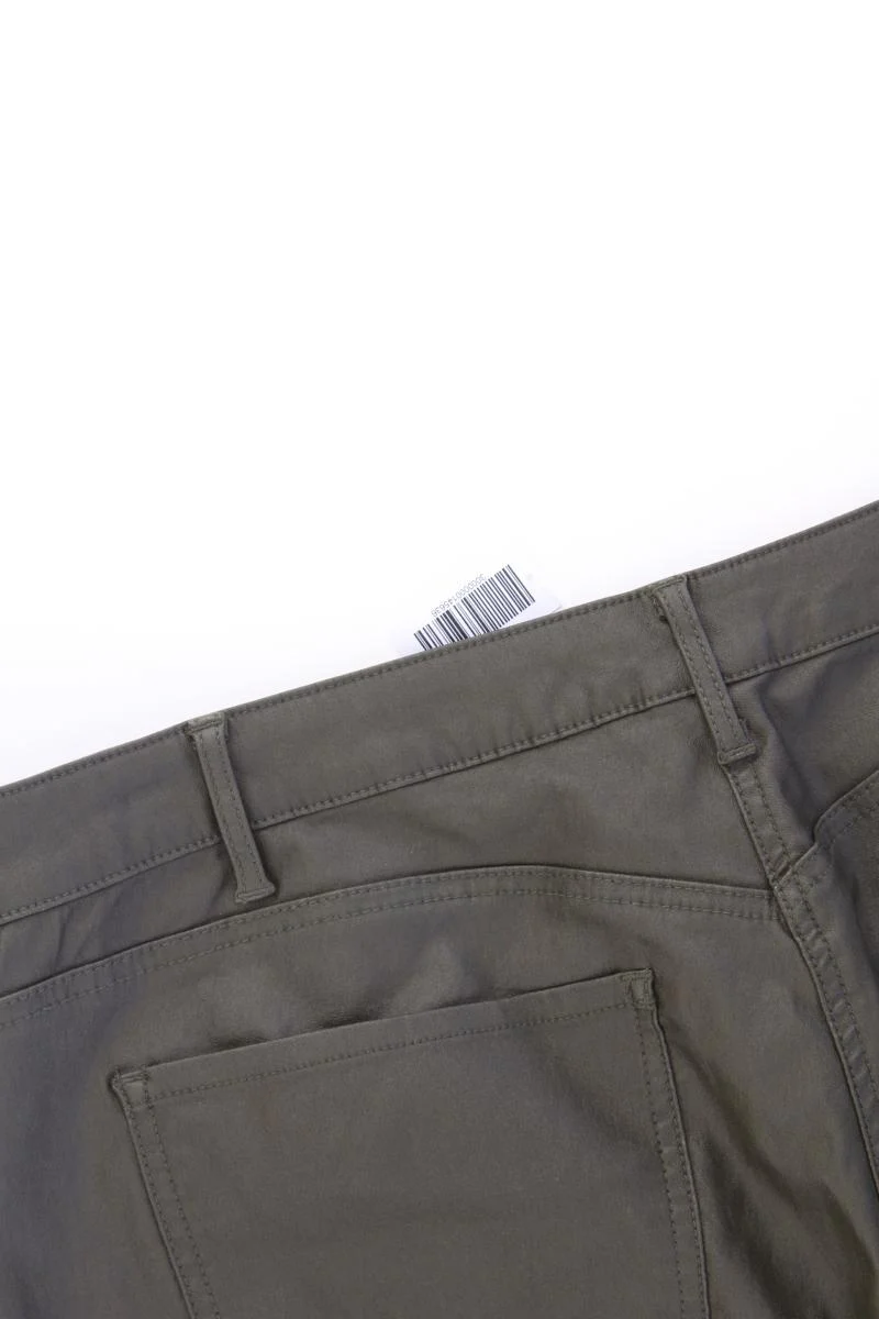 Mona Five-Pocket-Hose Gr. Kurzgröße 23 neuwertig olivgrün aus Viskose
