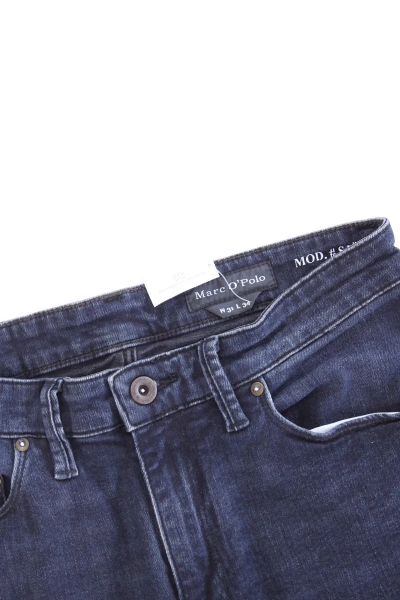 Marc O'Polo Slim Jeans für Herren Gr. W31/L34 Modell Sjöbo blau aus Baumwolle