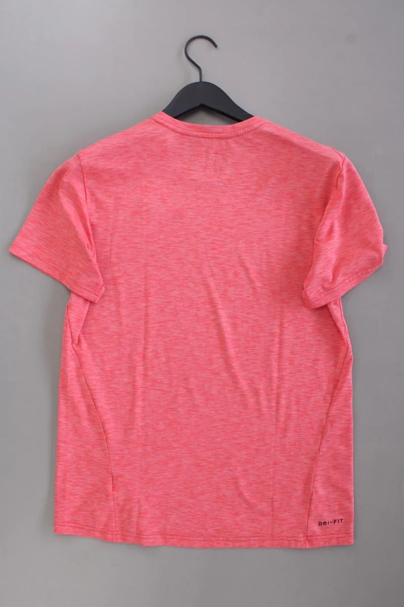 Nike T-Shirt für Herren Gr. M Kurzarm rot aus Polyester