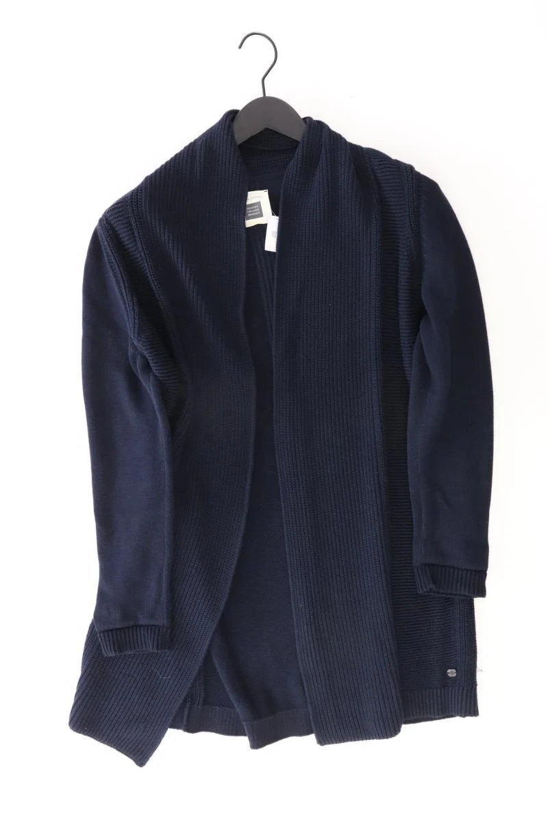 Marc O'Polo Strickjacke Gr. S Langarm blau aus Baumwolle