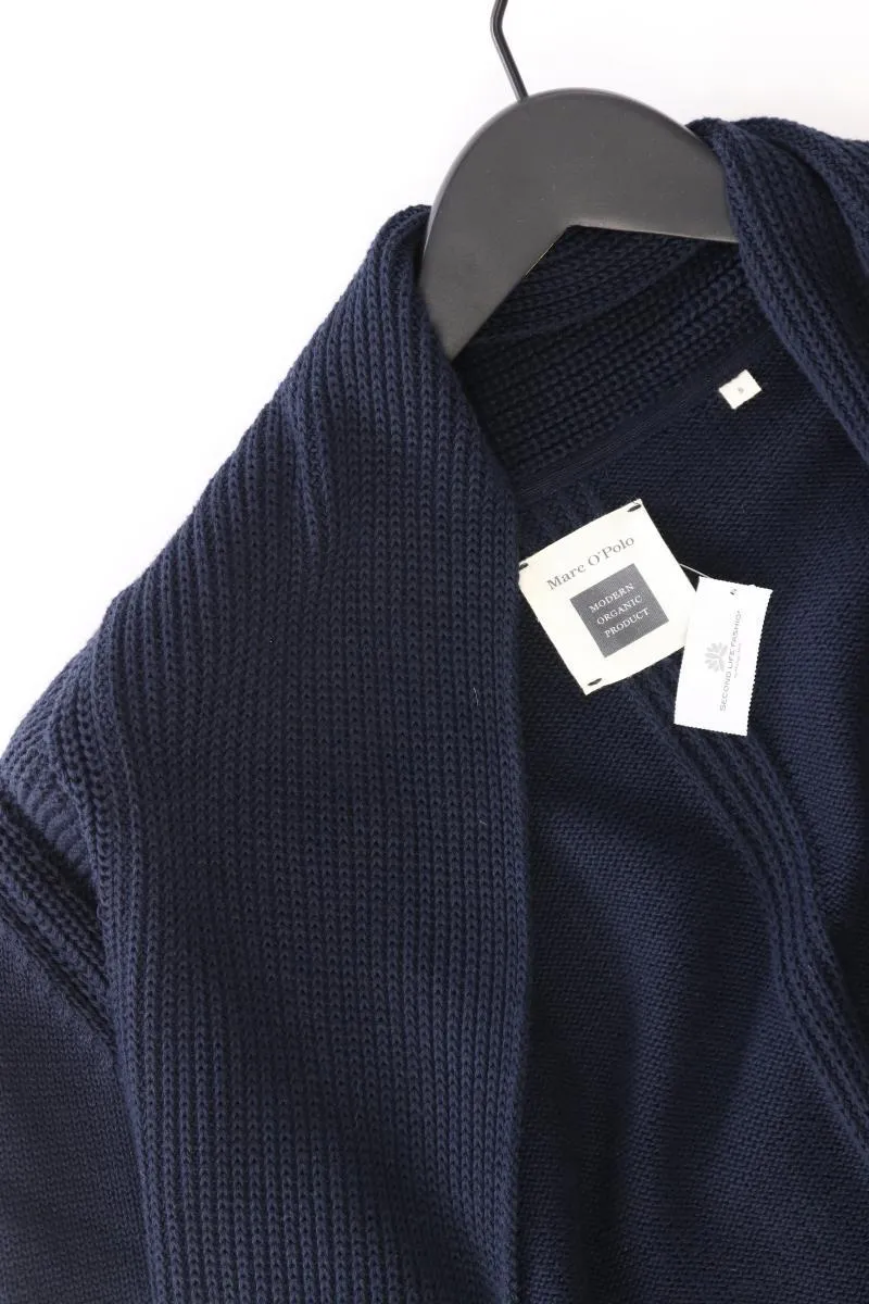 Marc O'Polo Strickjacke Gr. S Langarm blau aus Baumwolle