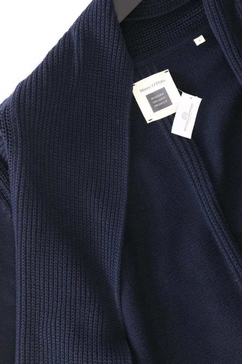 Marc O'Polo Strickjacke Gr. S Langarm blau aus Baumwolle