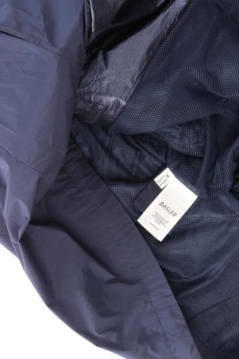 Basler Übergangsmantel Gr. 40 blau aus Polyester