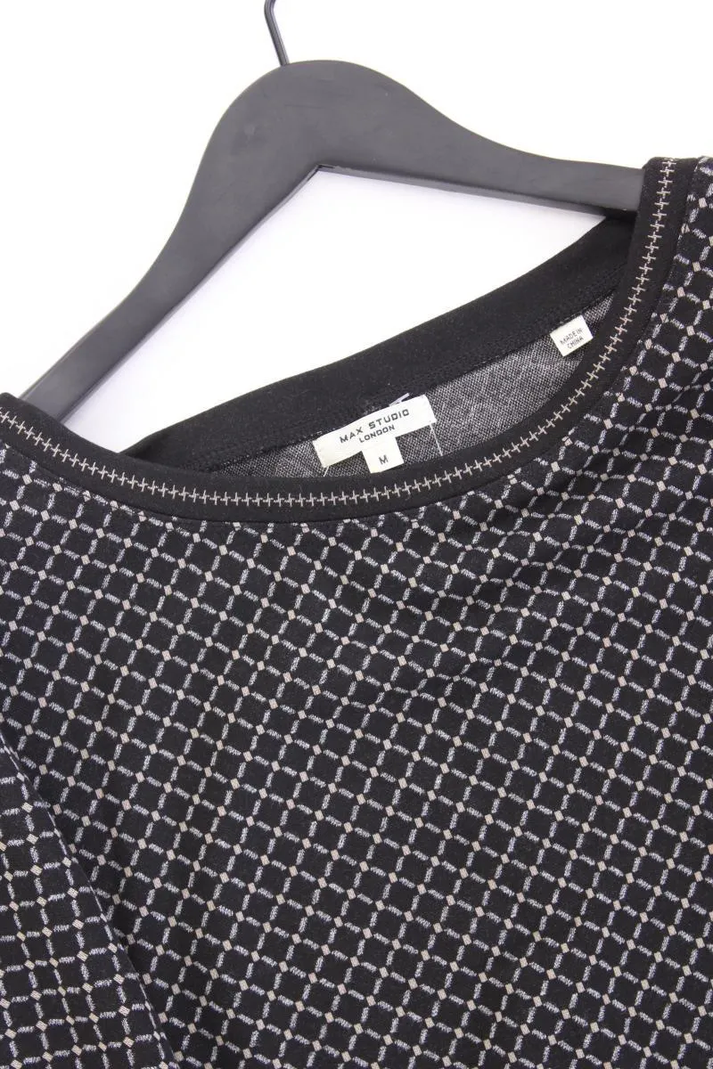MAX STUDIO T-Shirt Gr. M Kurzarm schwarz aus Polyester