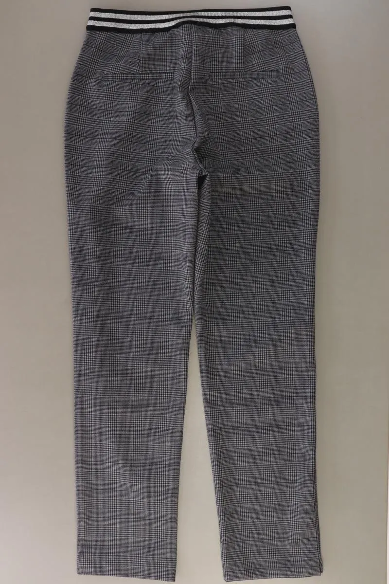 Paola Stoffhose Gr. 38 kariert grau aus Polyester