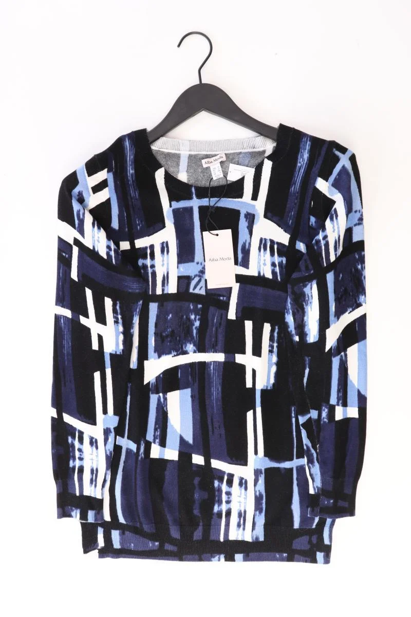 Alba Moda Feinstrickpullover Gr. 40 neu mit Etikett blau aus Polyester