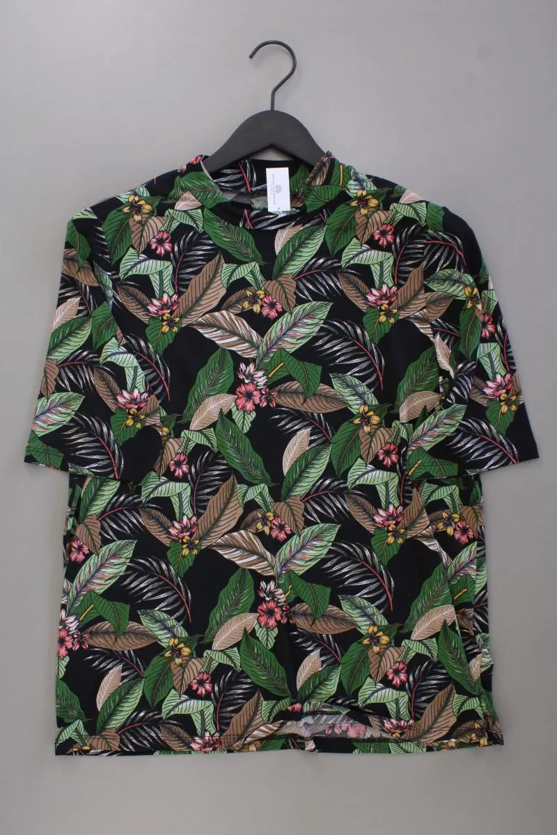Kim & Co. Printshirt Gr. M mit Blumenmuster neuwertig Kurzarm mehrfarbig