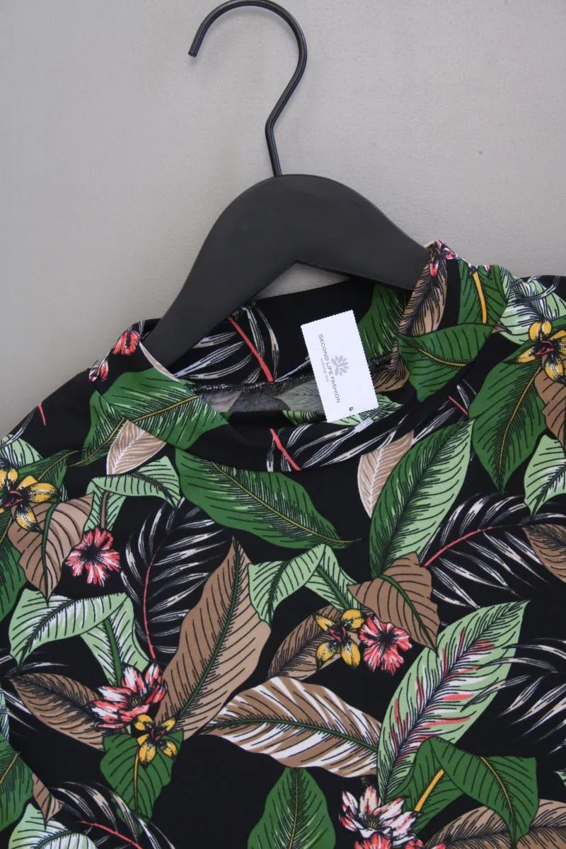 Kim & Co. Printshirt Gr. M mit Blumenmuster neuwertig Kurzarm mehrfarbig