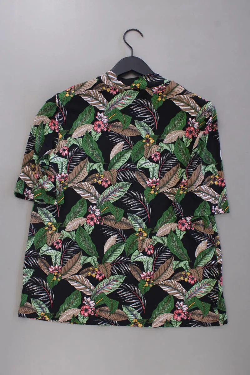 Kim & Co. Printshirt Gr. M mit Blumenmuster neuwertig Kurzarm mehrfarbig