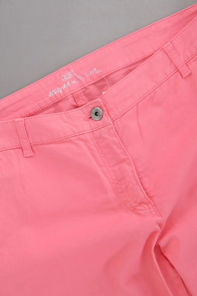 Gerry Weber Chinohose Gr. 44 neuwertig pink aus Baumwolle